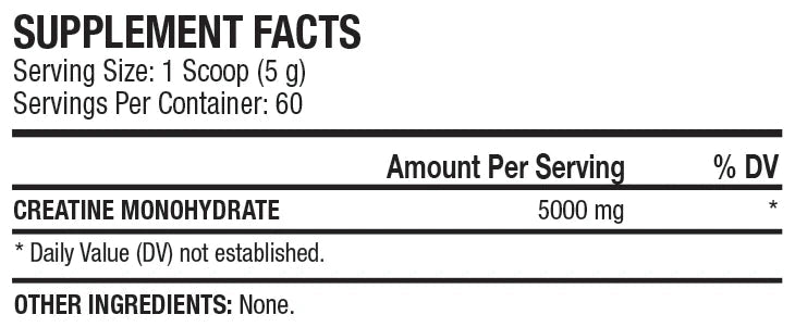 Creatine Monohydrate 5000mg