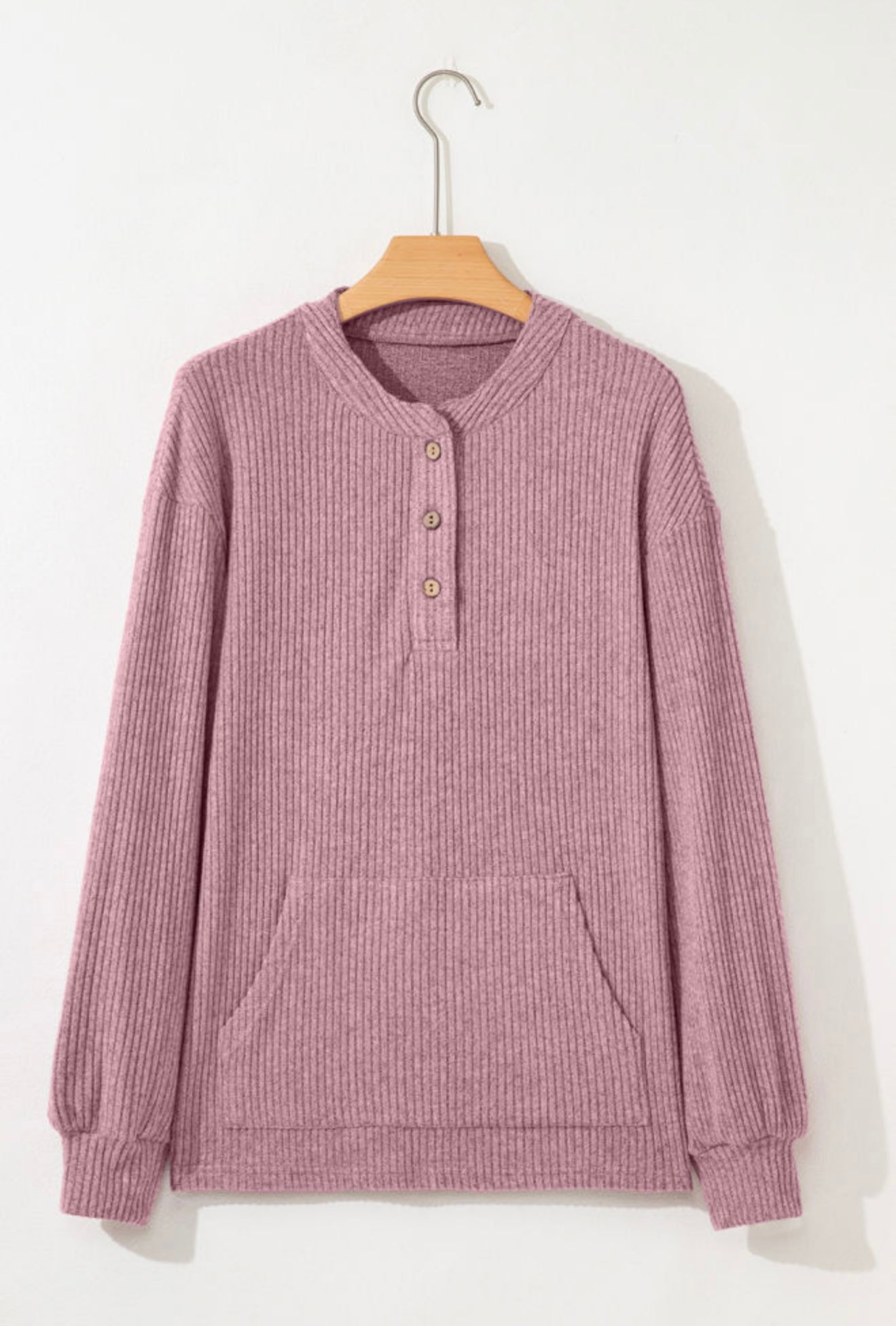 Riley Ribbed Button Down