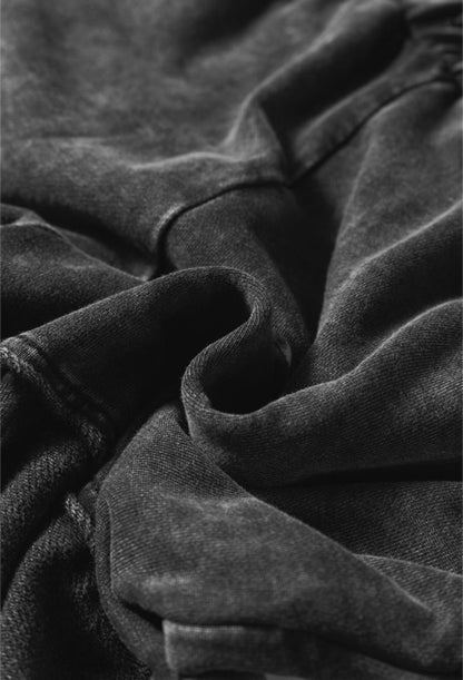 Washed Boho Wide-Leg Pants