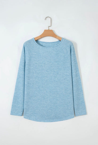 Sky Waffle Top