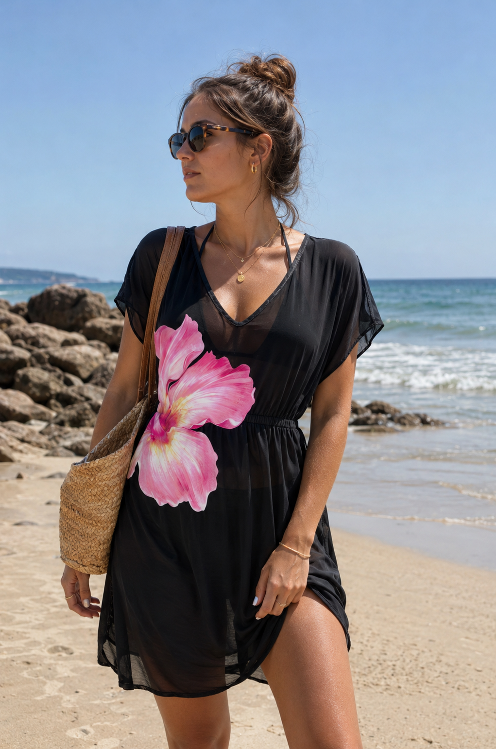 Hibiscus Cover-up