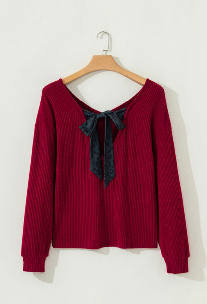 J’adore Bow-Back Sweater
