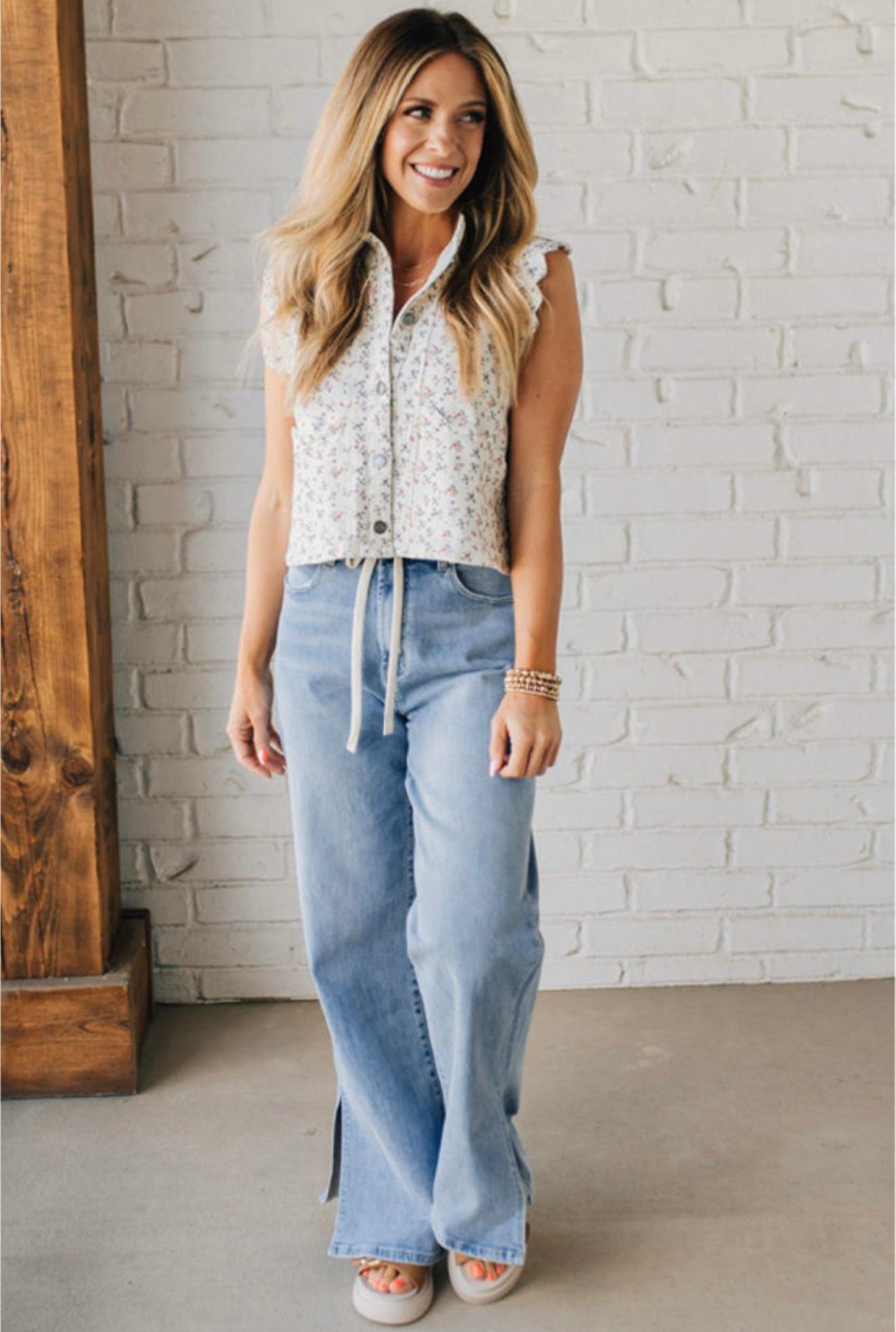 The Easy Breeze Slit Jeans