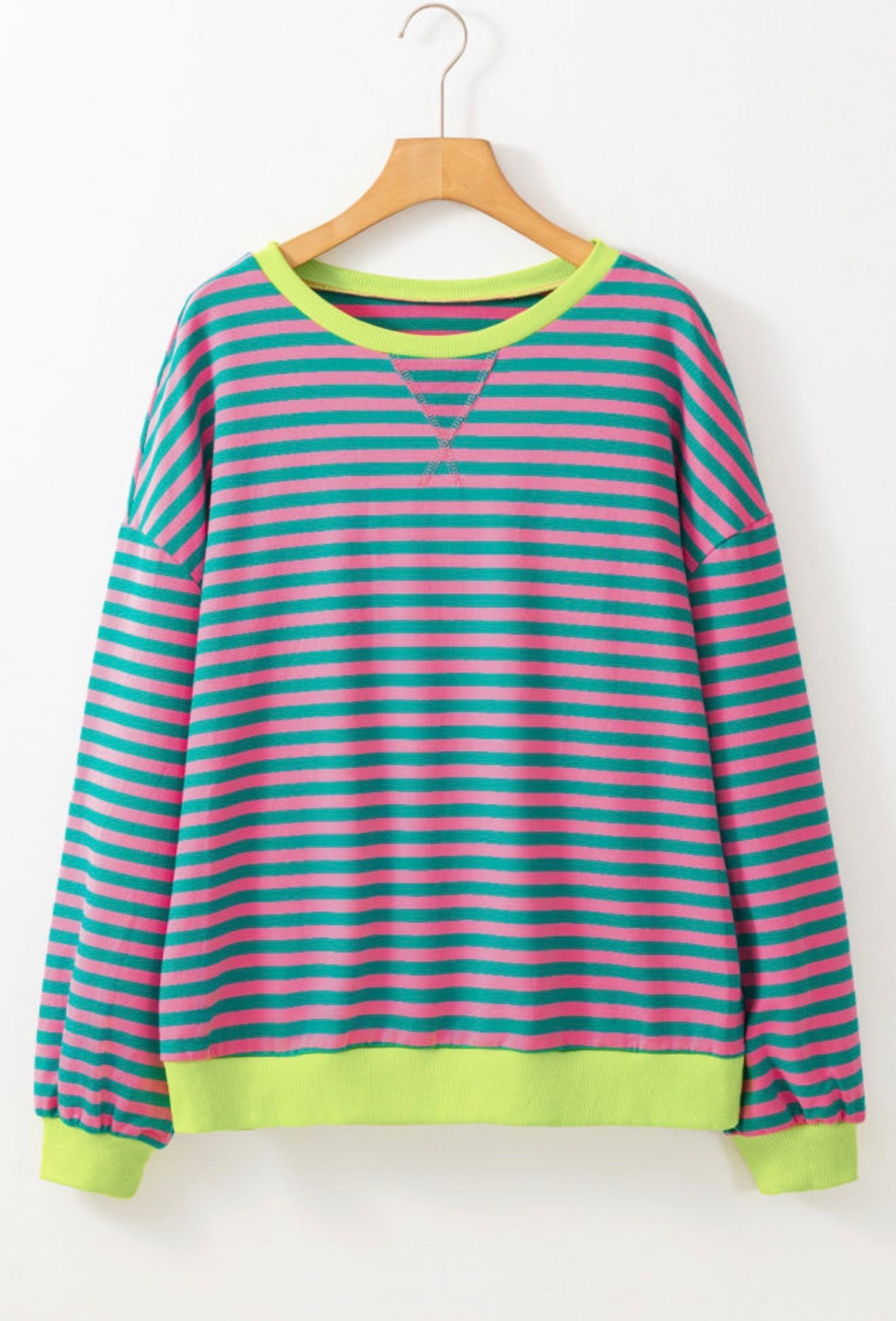 The Happy Stripe Sweatshirt