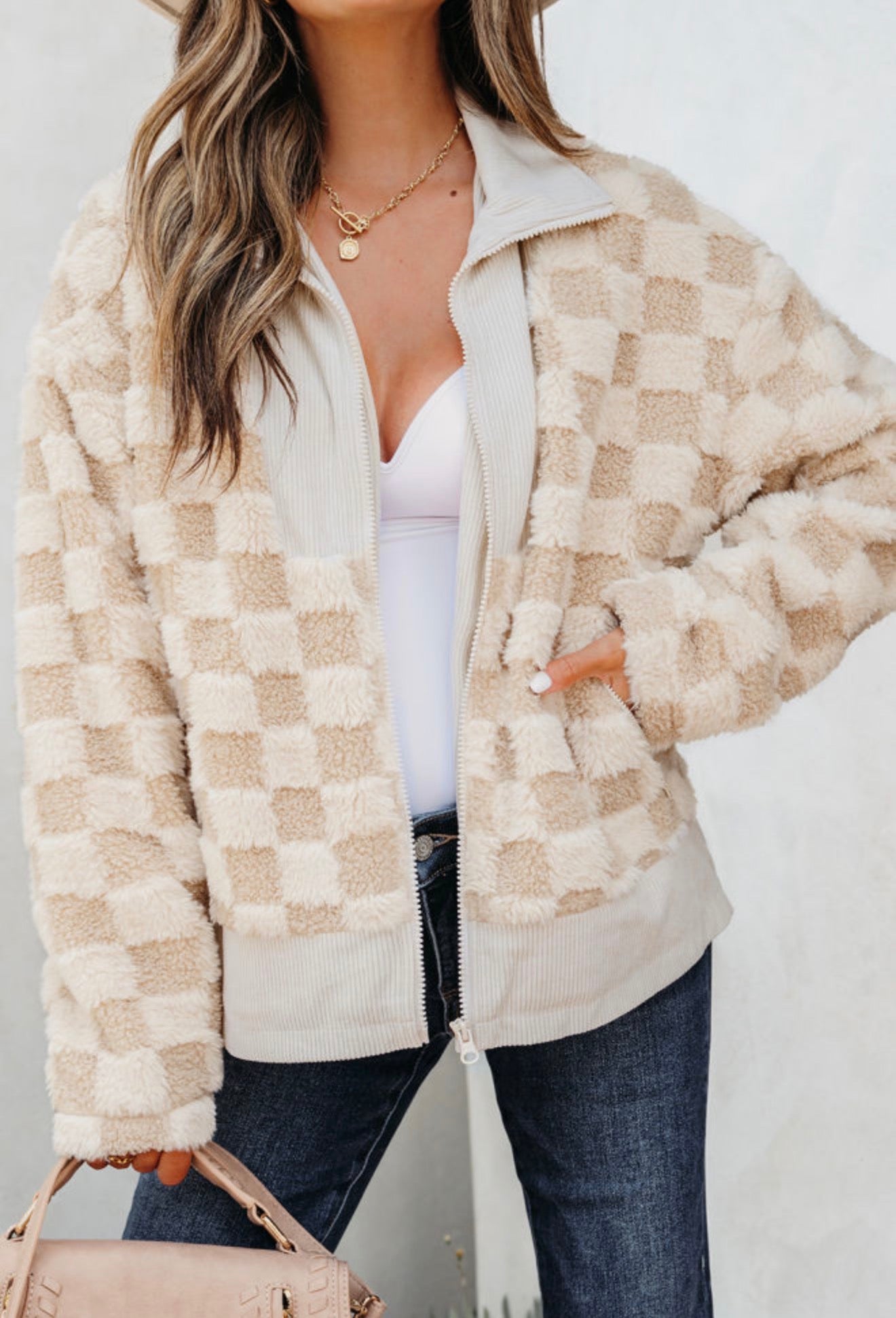 Sherpa Check Jacket