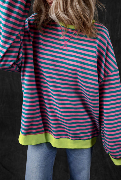 The Happy Stripe Sweatshirt