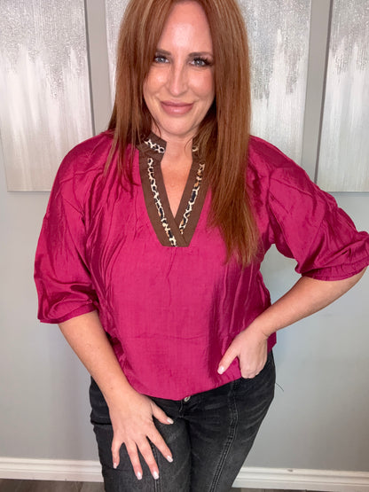 The Wild Rose Boho Blouse