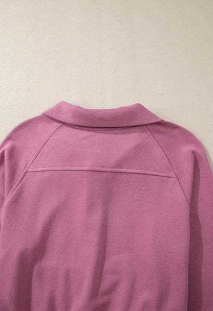 Kate Collared Half-Zip Pullover