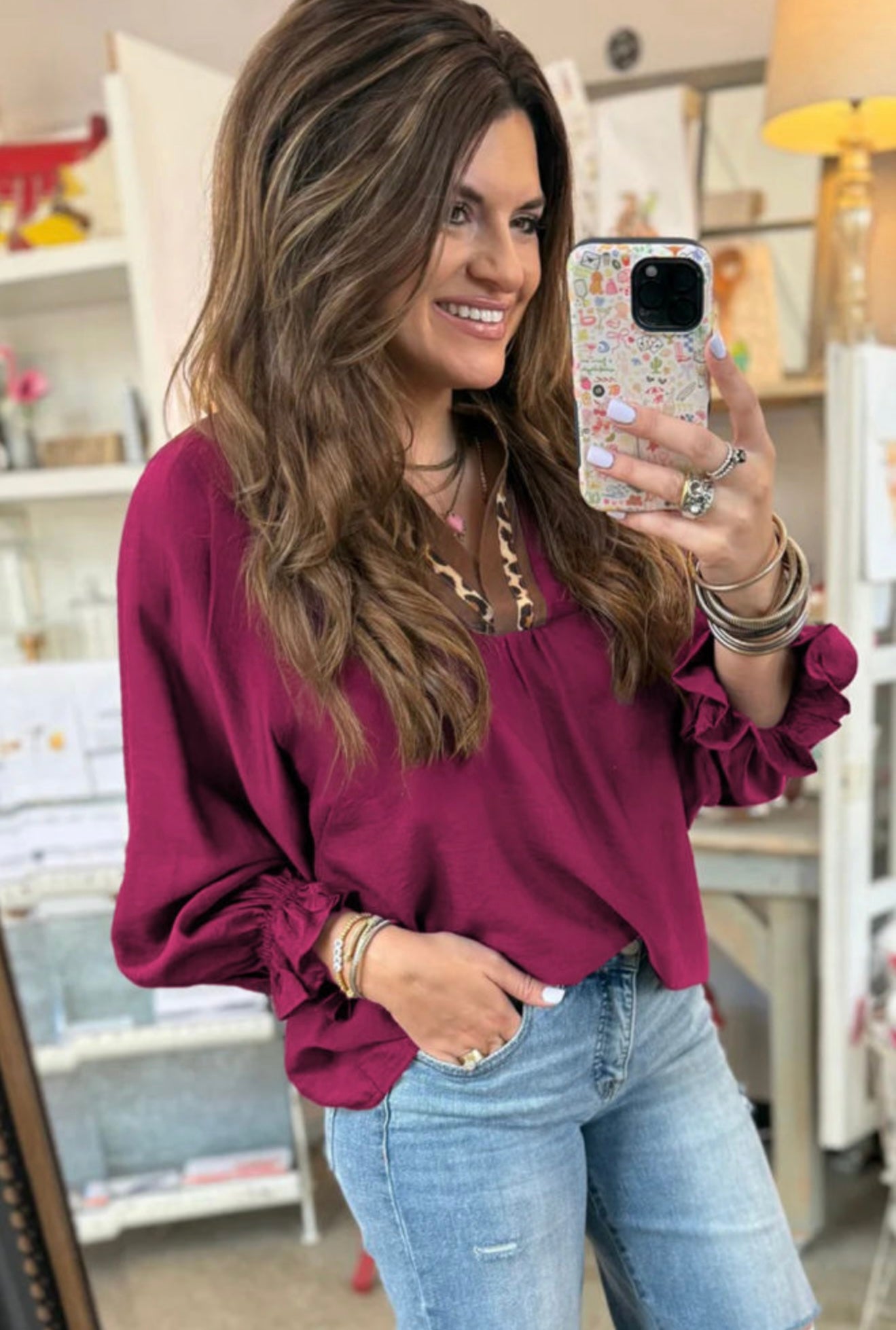 The Wild Rose Boho Blouse