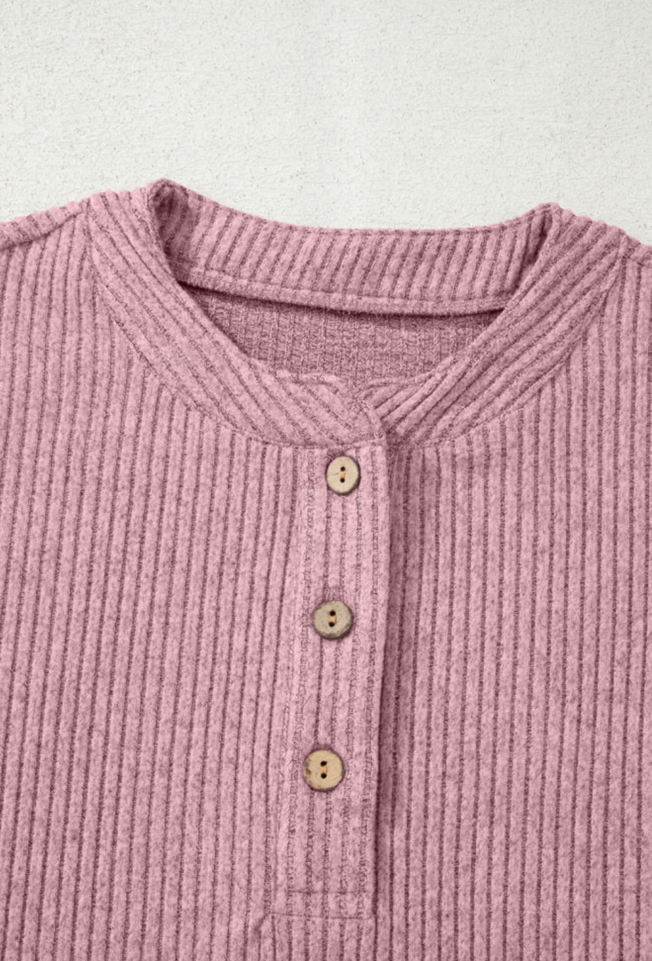 Riley Ribbed Button Down
