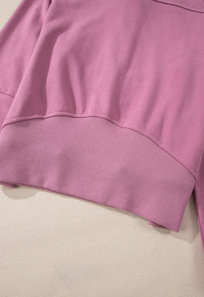 Kate Collared Half-Zip Pullover