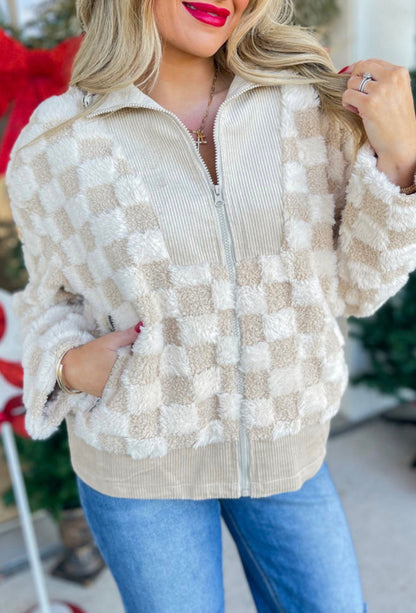 Sherpa Check Jacket