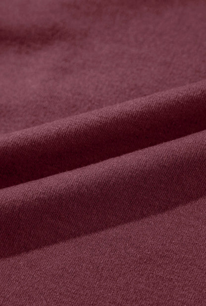 The Bordeaux Seamline Luxe Top