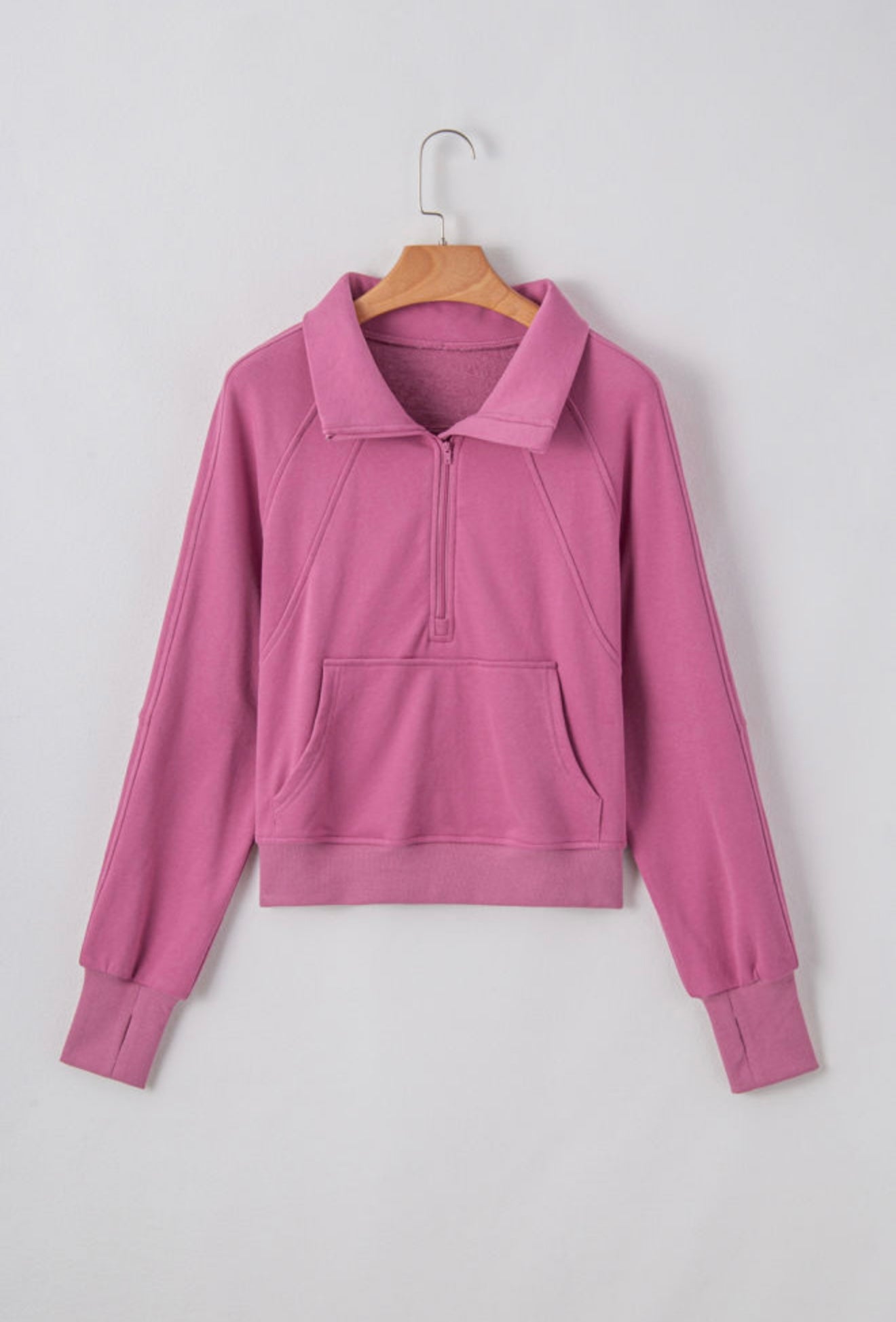 Kate Collared Half-Zip Pullover