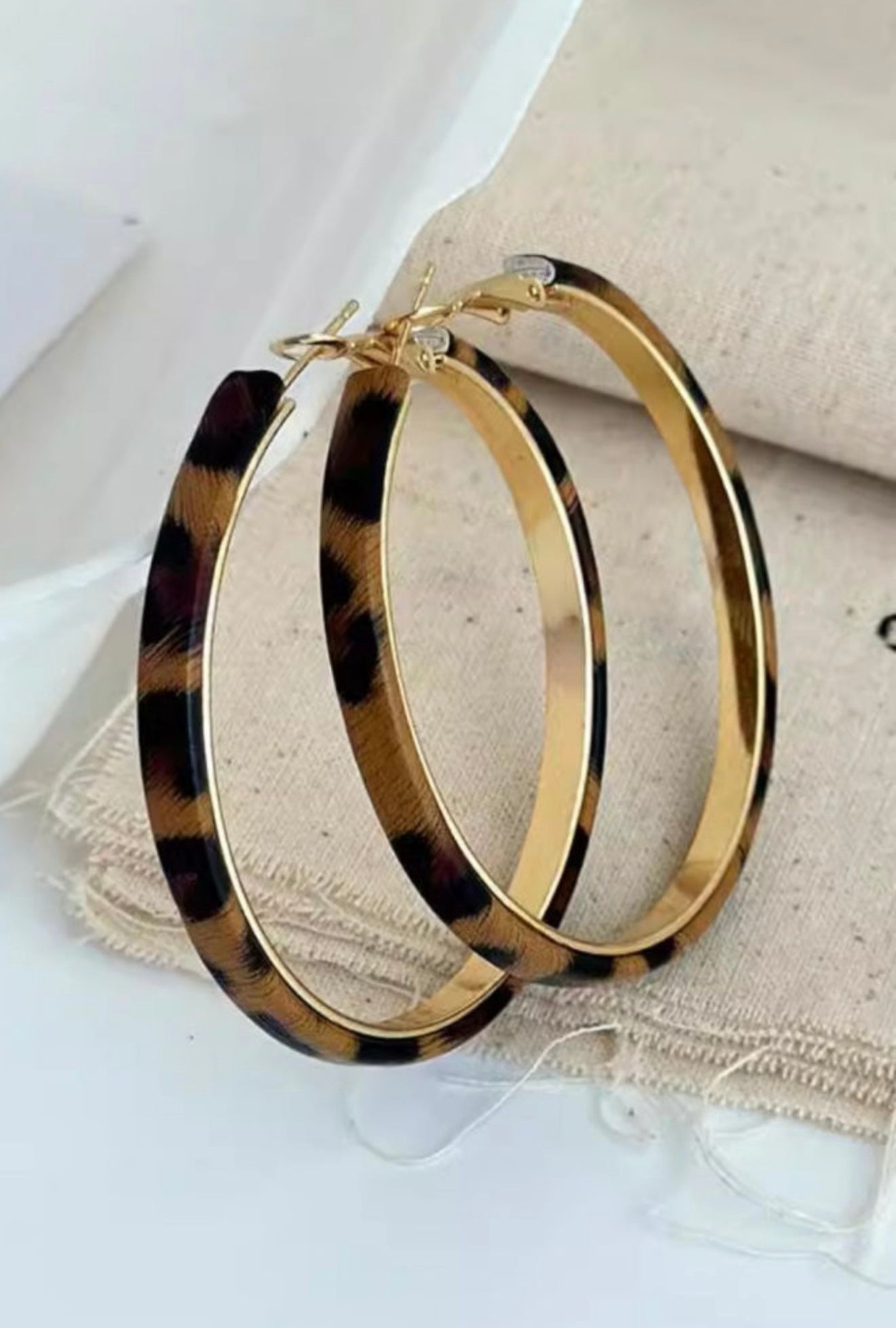 Wild Luxe Tortoise Hoop