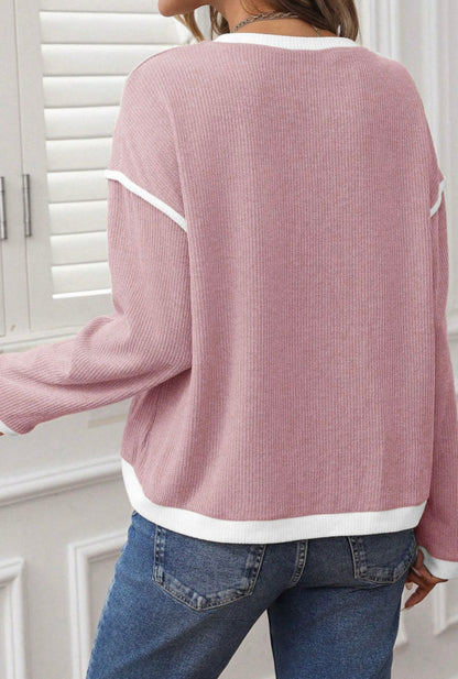 The Weekend Wind-Down Waffle Top