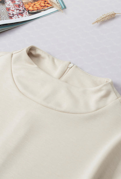 The Sienna Satin-Drape Top