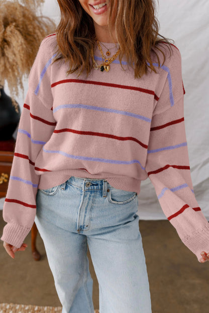 The Meadow Stripe Knit Sweater