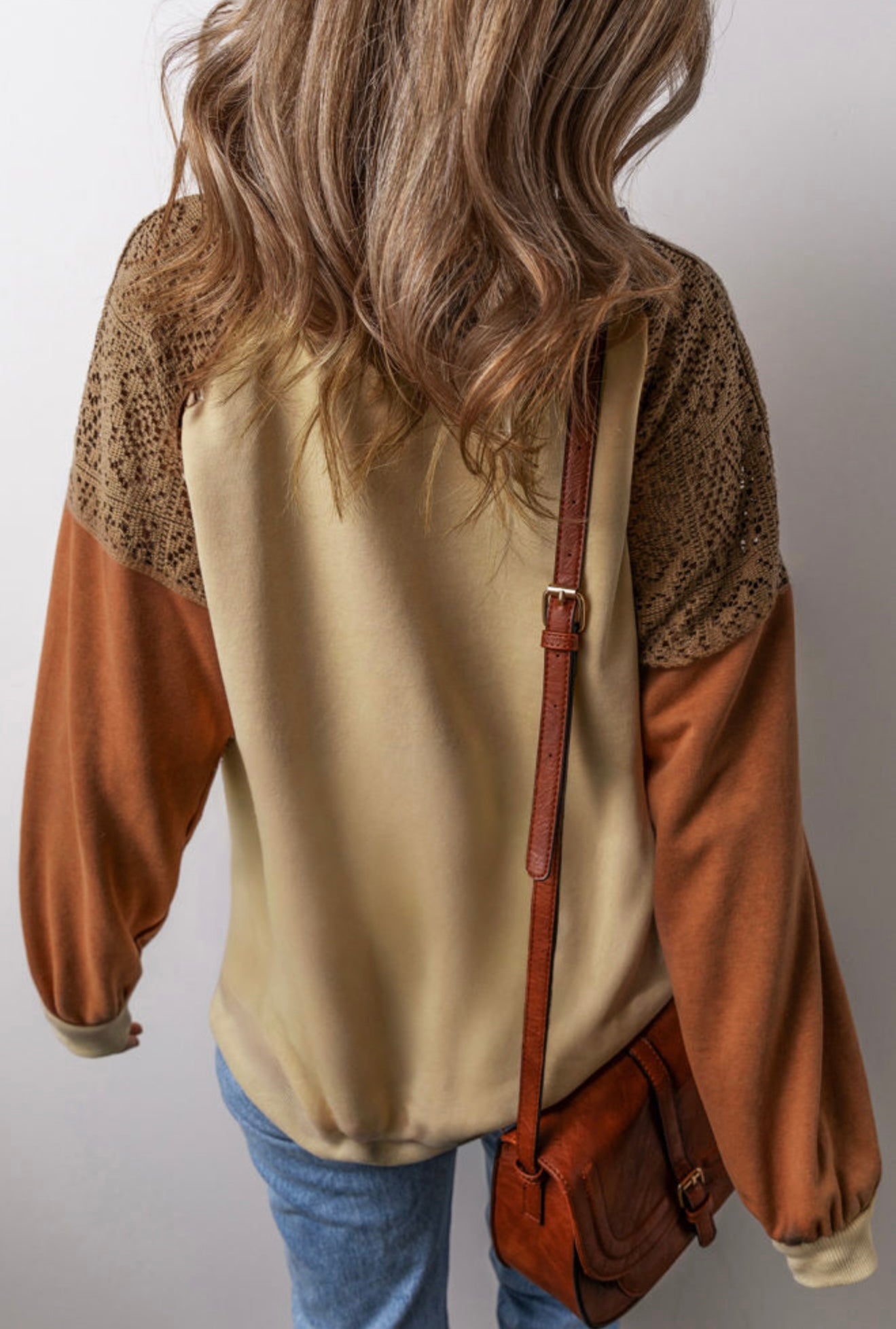 Sunset Stroll Patchwork Pullover