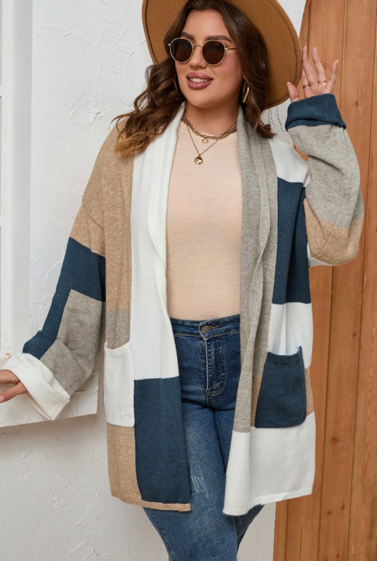 The Harper Colorblock Cardigan