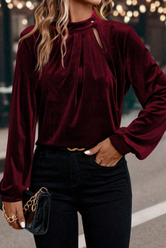 Velvet Midnight Blouse
