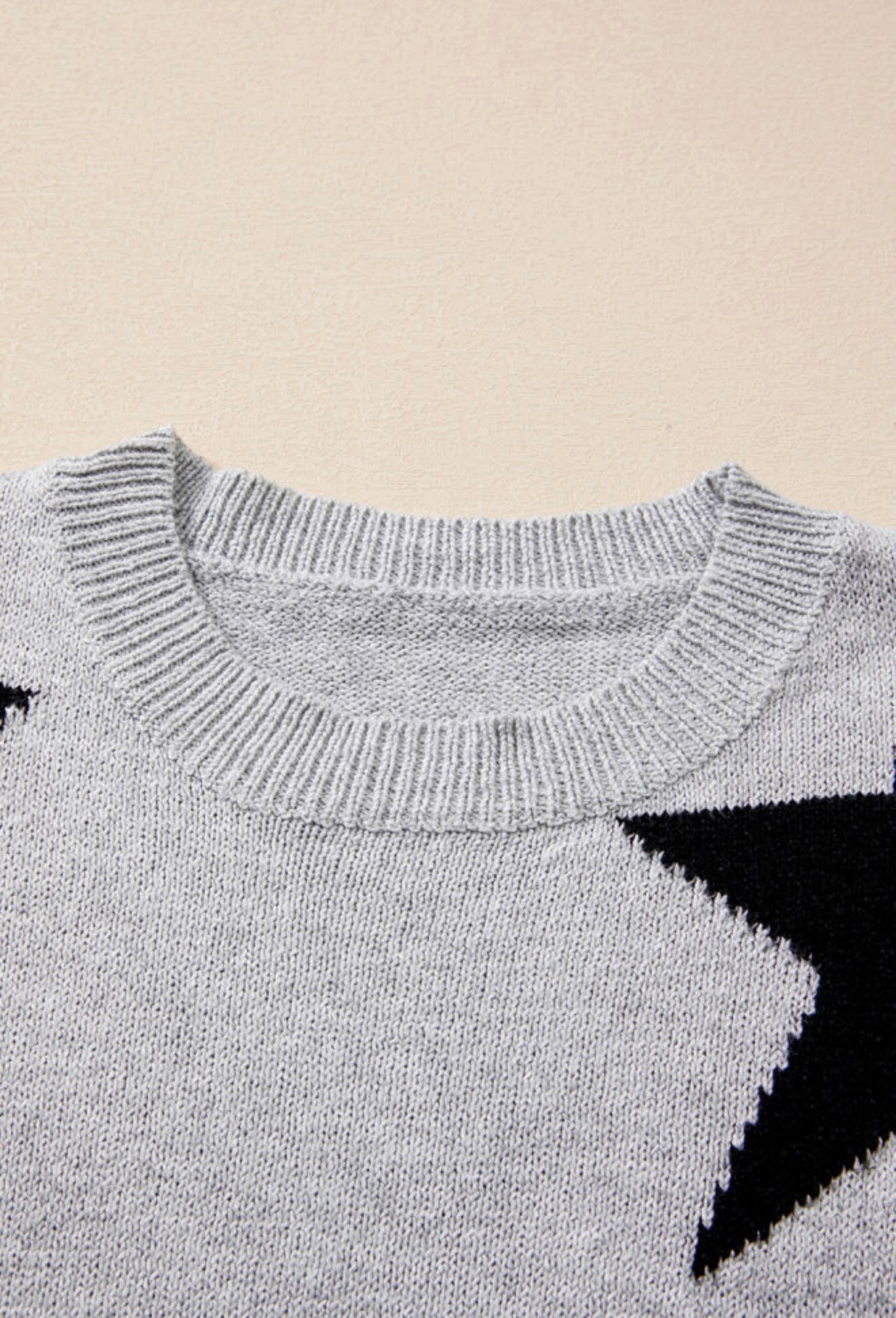 Shimmer Star Knit Sweater