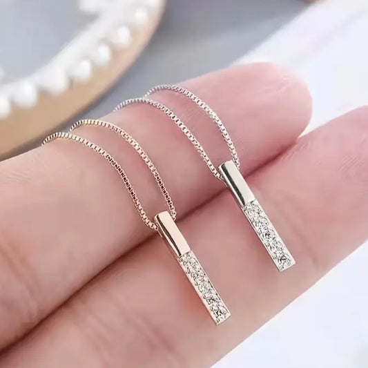 Luxe Bar Pendant Necklace