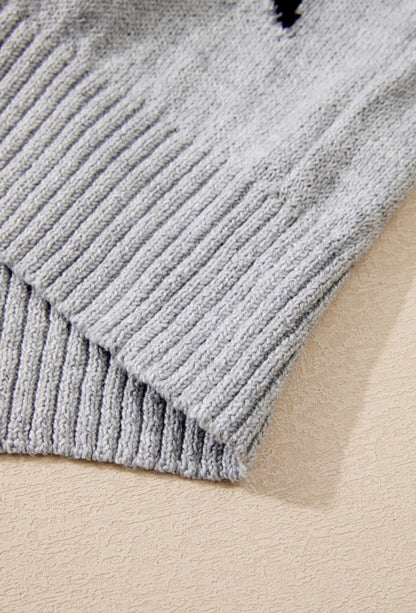 Shimmer Star Knit Sweater