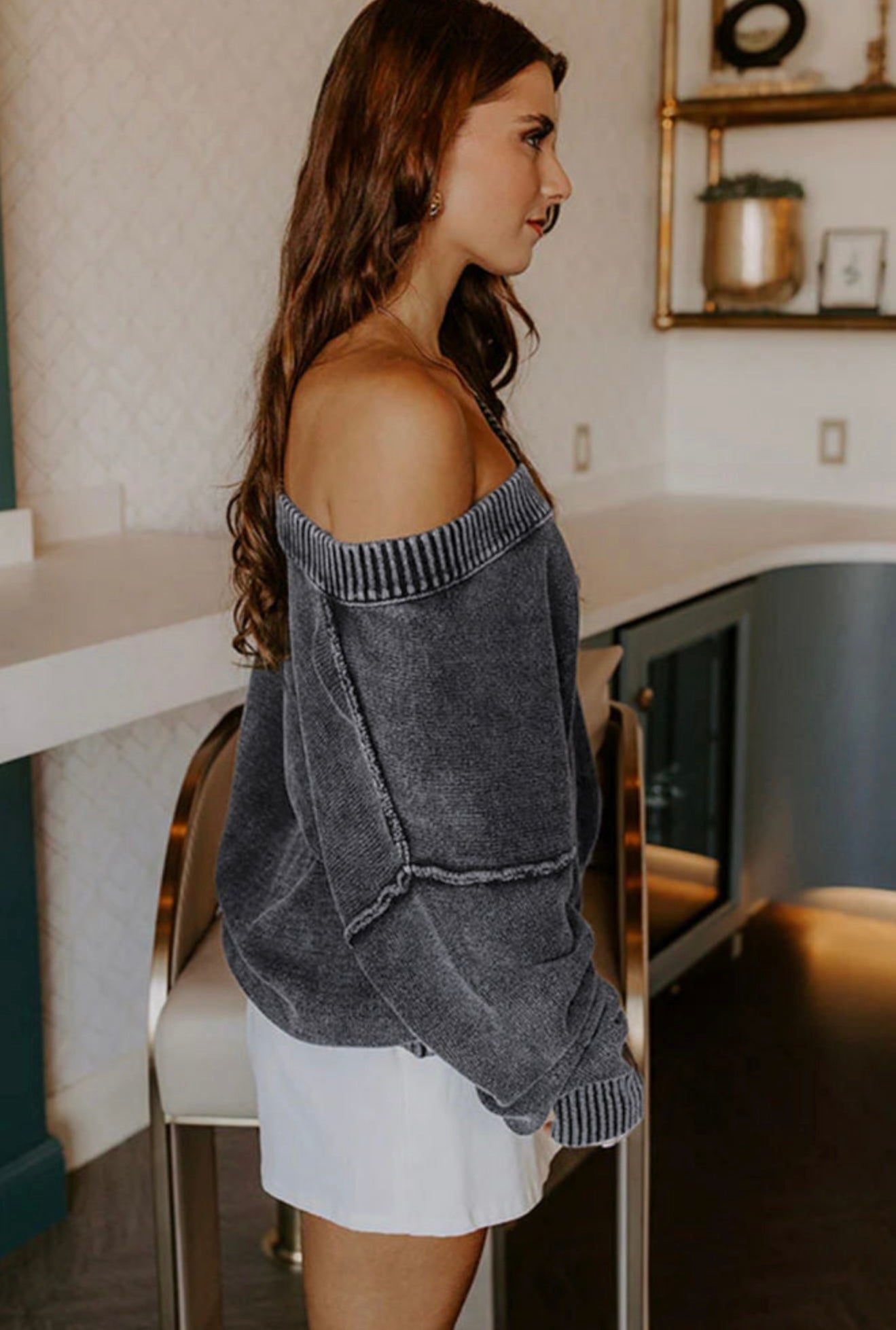 Serenity Off-Shoulder Sweater