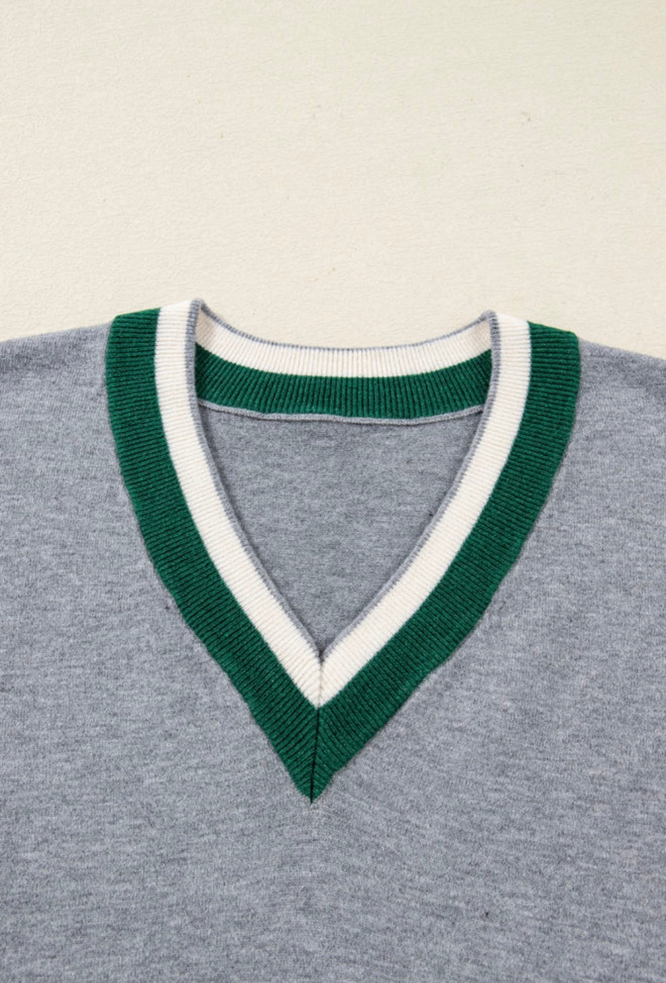 V-Neck Varsity Sweater