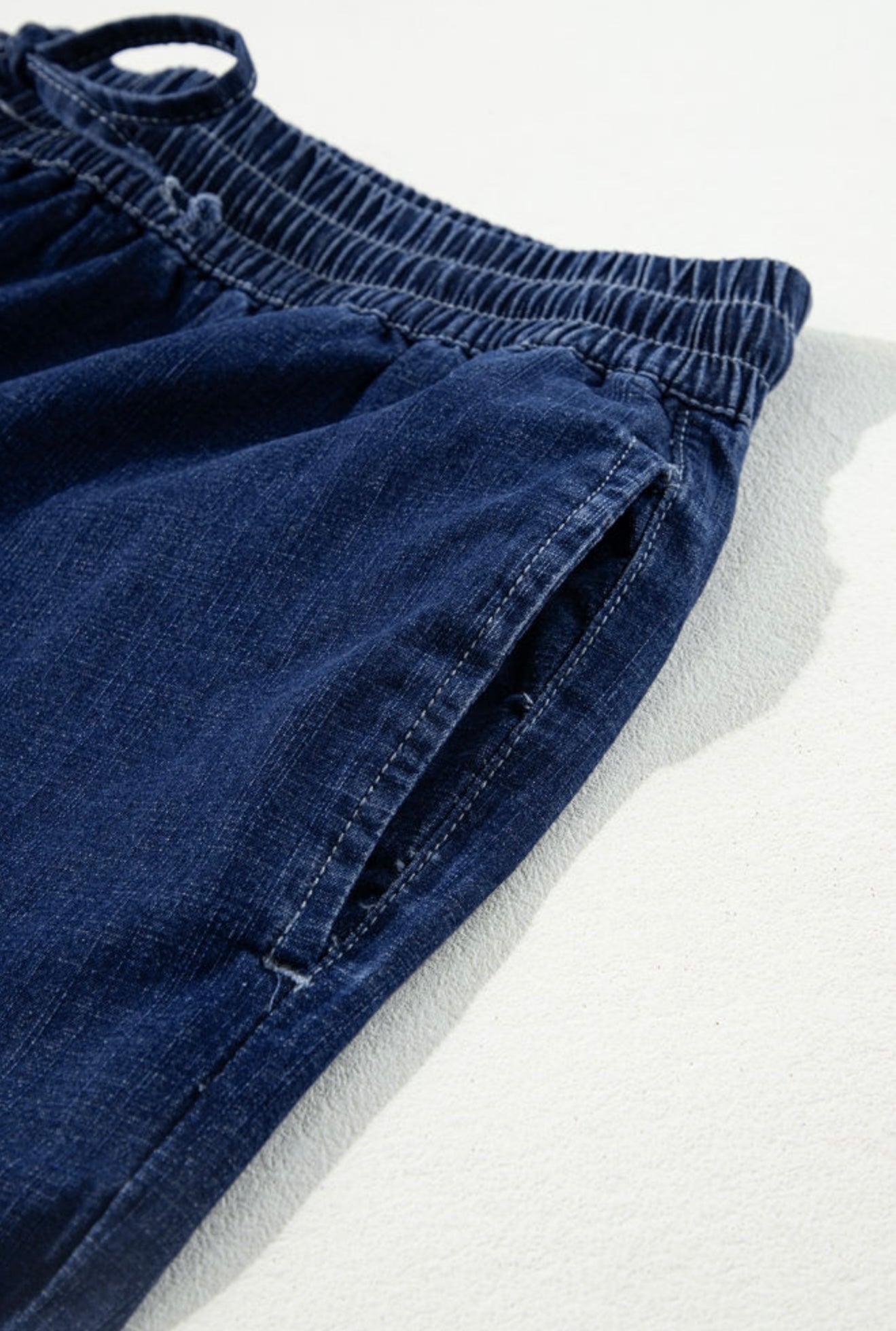 Effortless Ease Wide-Leg Denim Pants