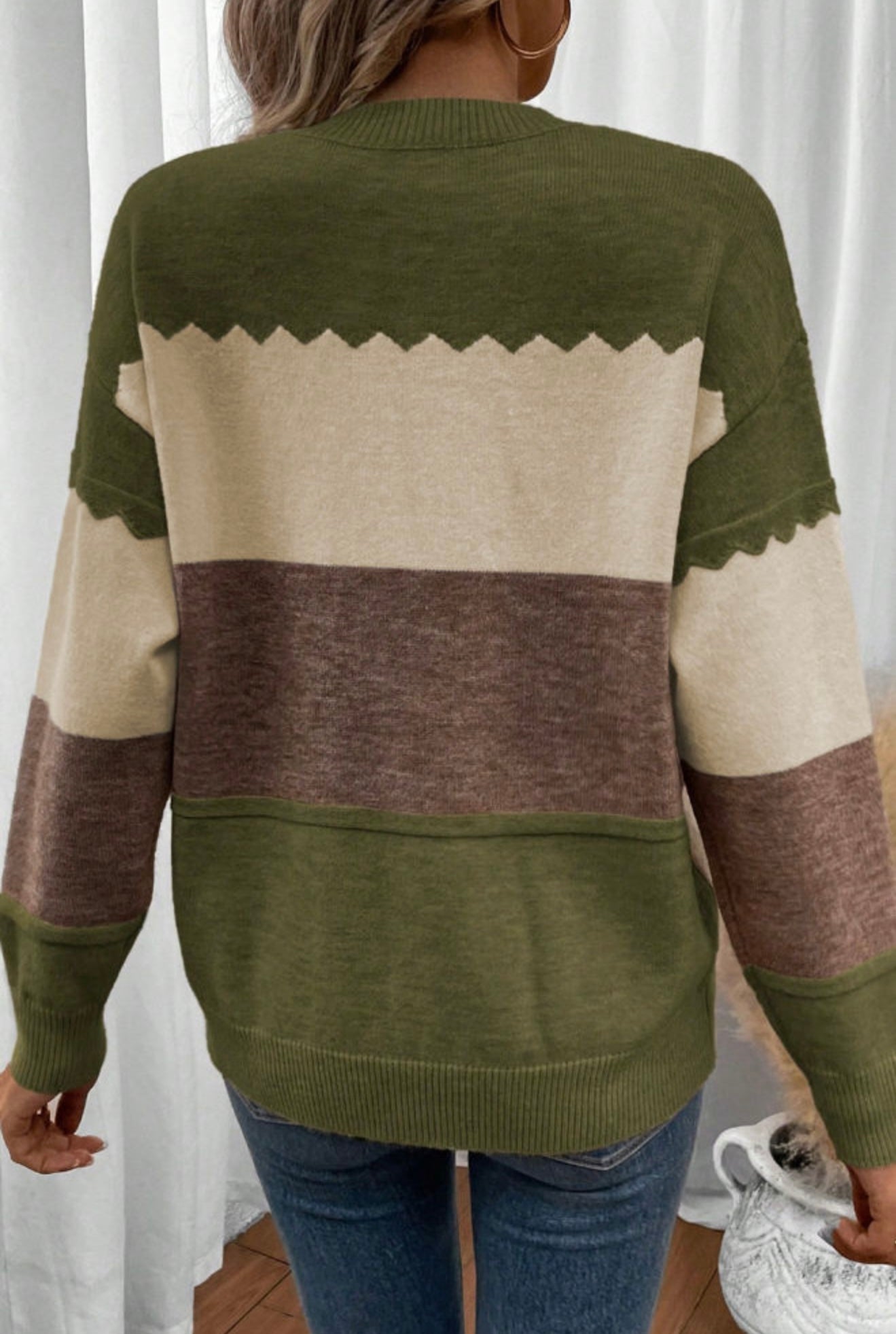 Cozy Canyon Colorblock Sweater
