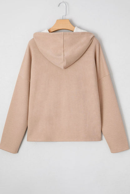 Wild at Ease Knit Hoodie