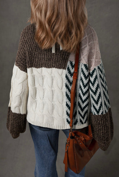Patchwork Bliss Knit Sweater