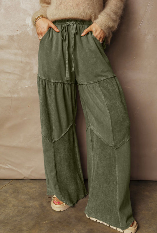 Sage Serenity Patchwork Pants