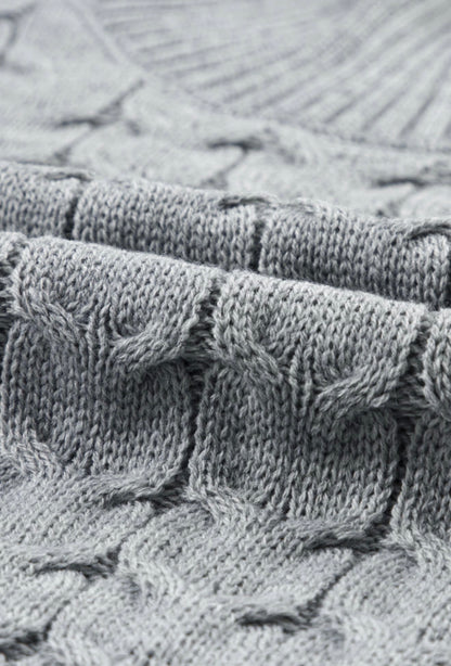 Sleeveless Batwing Turtleneck Sweater