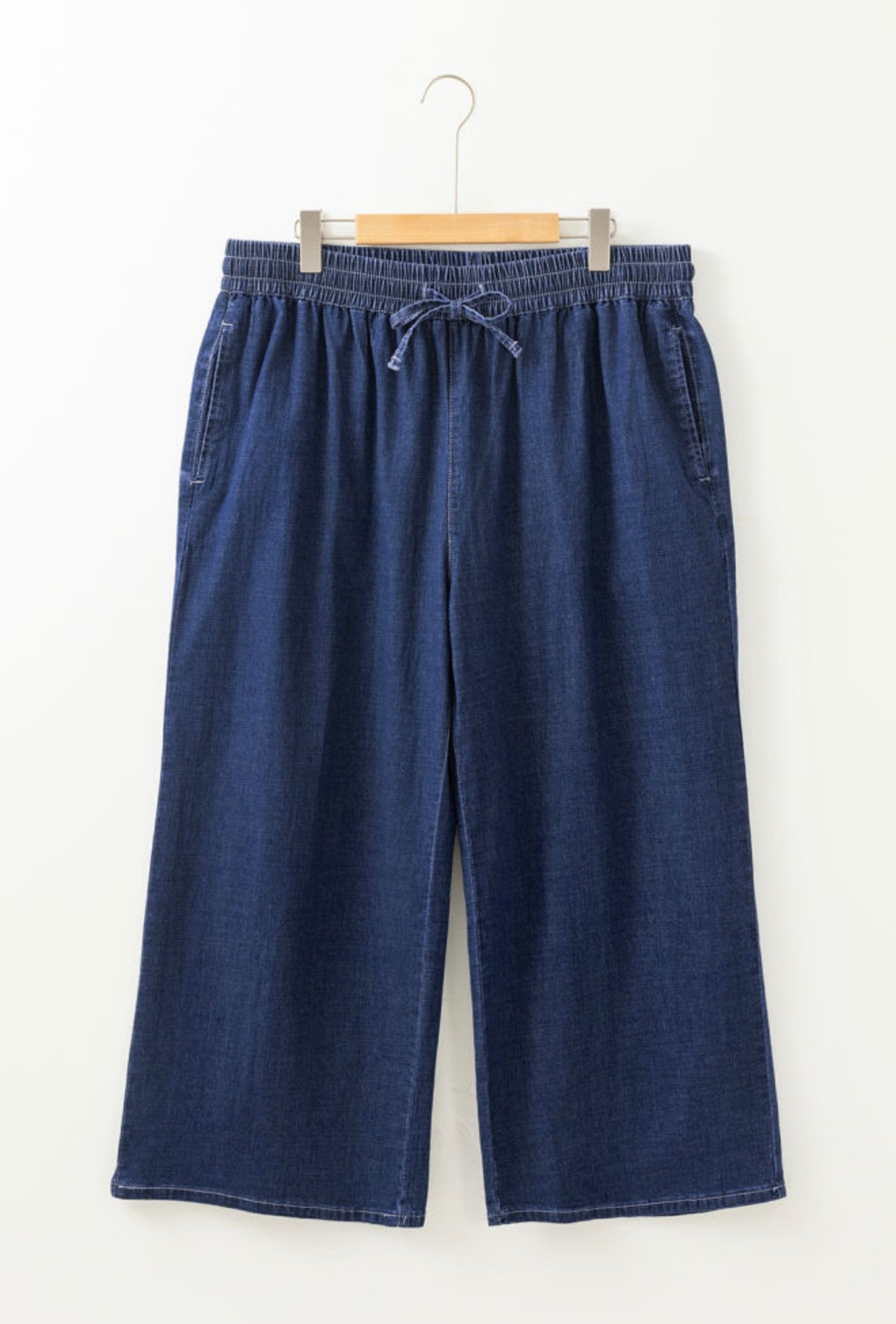 Effortless Ease Wide-Leg Denim Pants