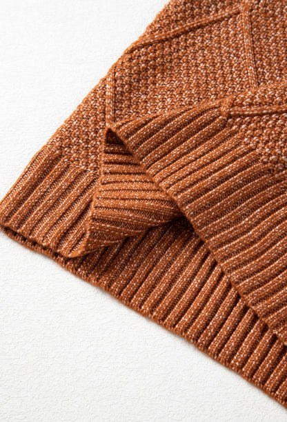 Cable-knit Sweater Dress