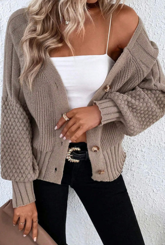 The Coffee Break Knit Cardigan