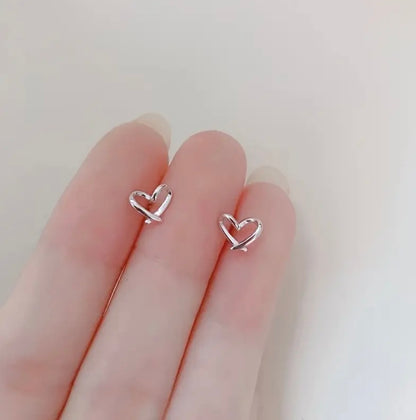 Open Heart Alloy Studs