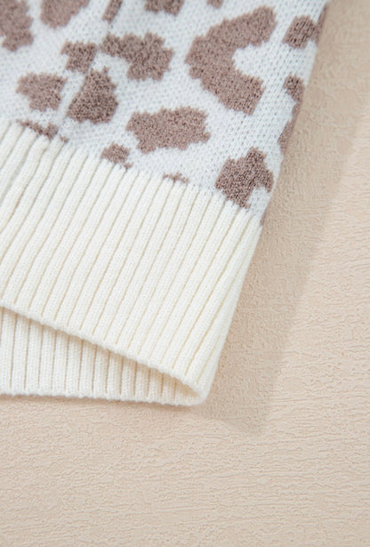 Leopard Luxe Knit Cardigan