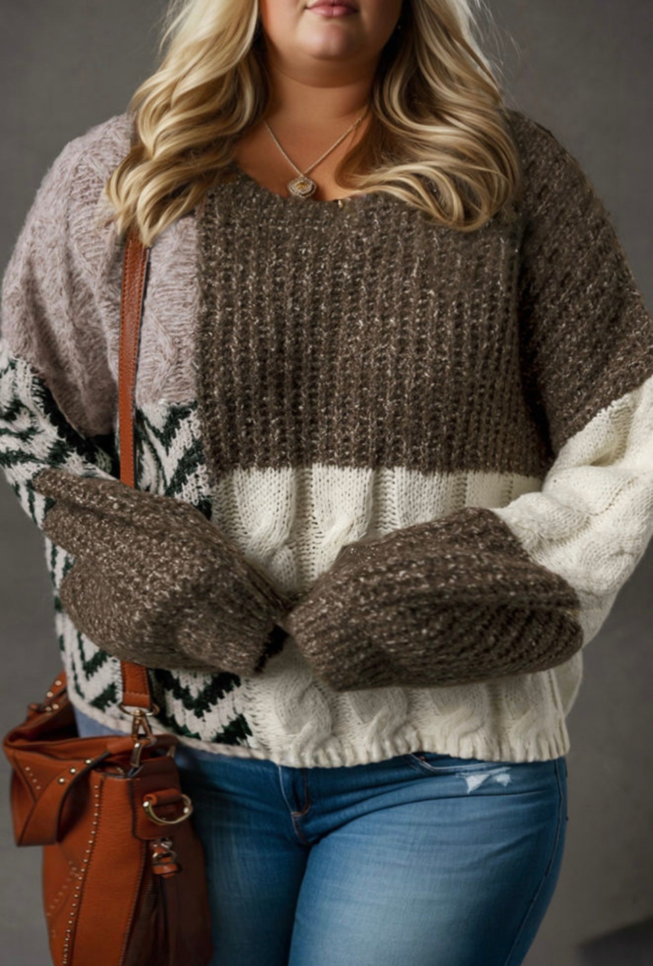 Patchwork Bliss Knit Sweater