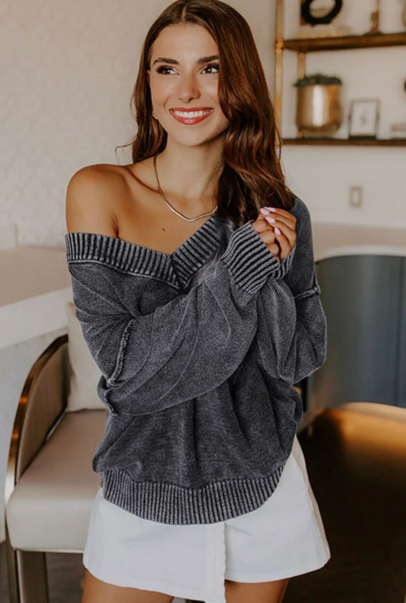 Serenity Off-Shoulder Sweater
