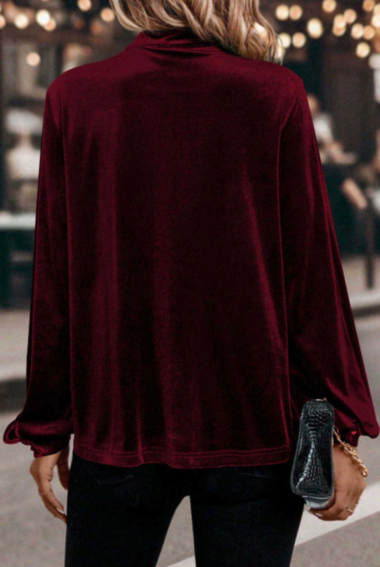 Velvet Midnight Blouse