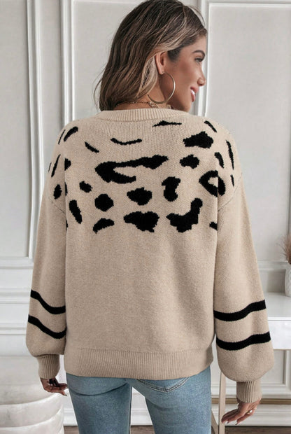 Spotted Cozy Knit Sweater