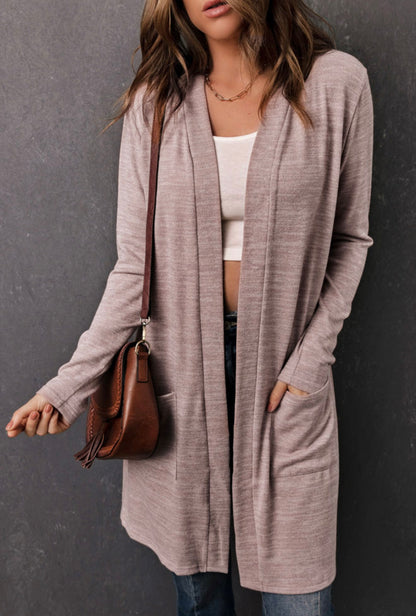Everyday Cozy Open Front Cardigan