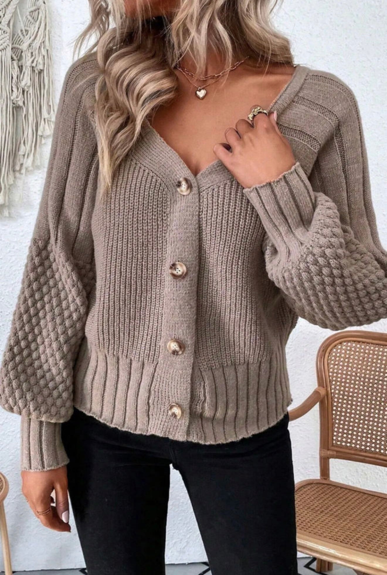 The Coffee Break Knit Cardigan