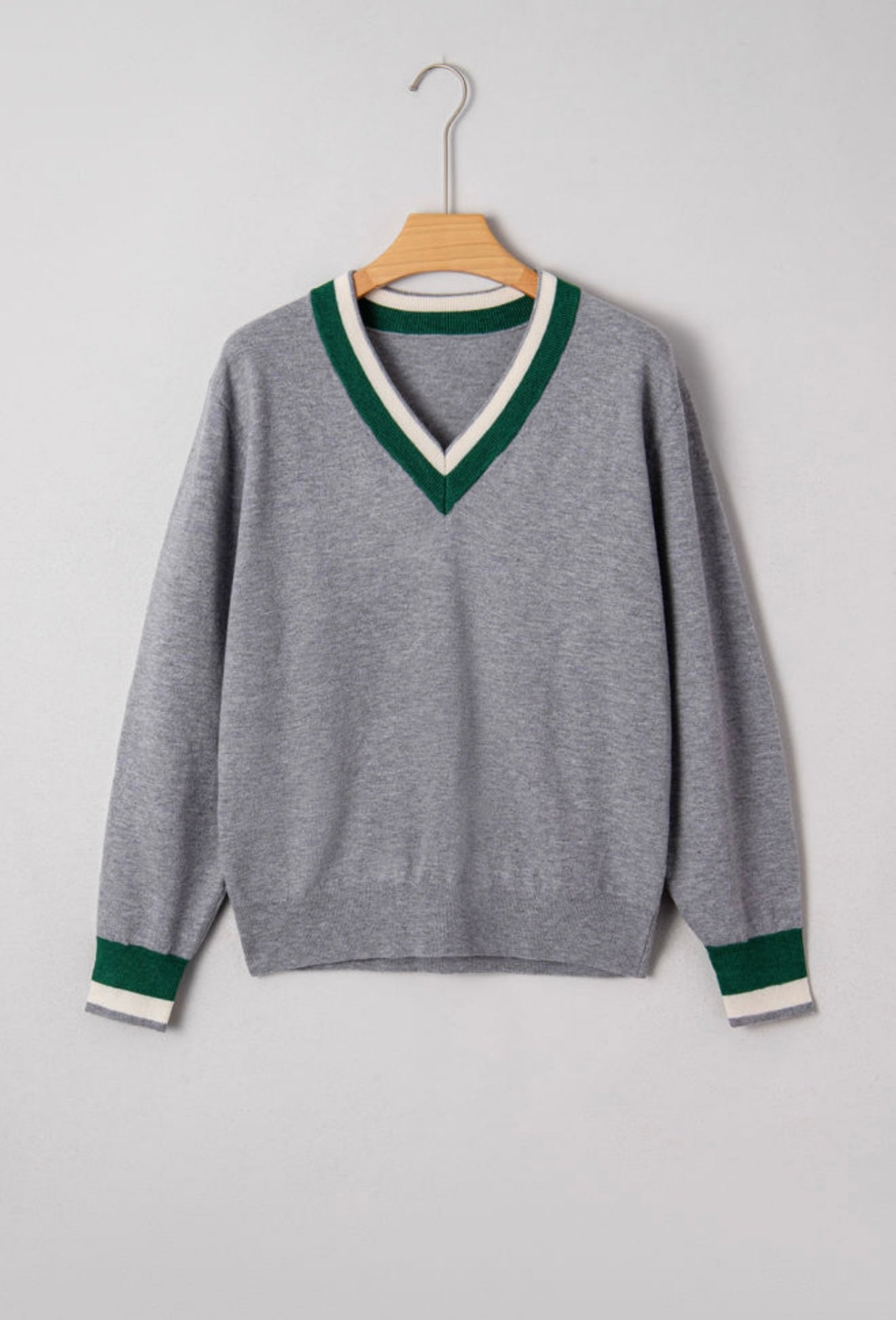 V-Neck Varsity Sweater