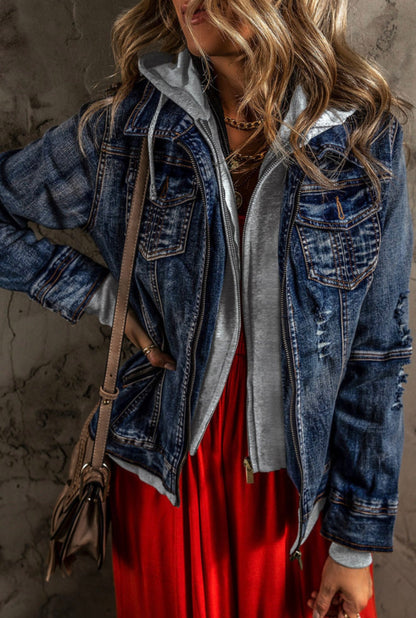 The Street Chic Layered Denim Jacket