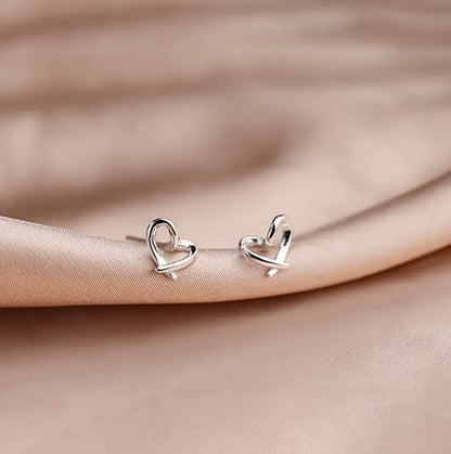 Open Heart Alloy Studs